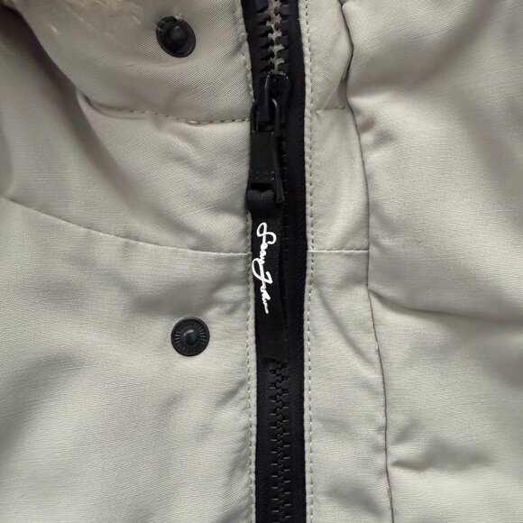 SEAN JOHN Utility Parka Faux Fur Coat Jacket Stone Beige 3XL - Picture 7 of 12